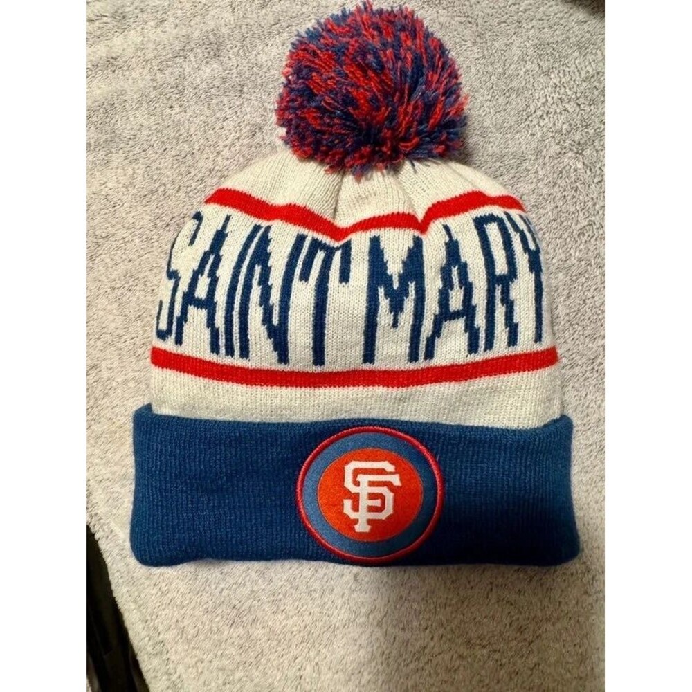 Saint Mary’s Gaels x San Francisco Giants SMC SF Pom Beanie Hat